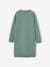 Basics Dress in Fleece for Girls emerald green+marl grey+navy blue+pale pink 