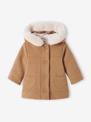 Baby-Outerwear-Coat with Hood for Baby Girls