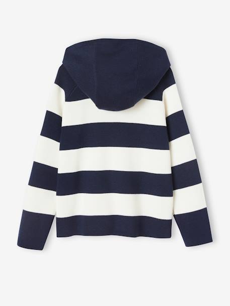 Hooded Jumper for Boys blue+navy blue 