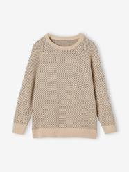 Boys-Cardigans, Jumpers & Sweatshirts-Jumpers-Jumper in Fancy Knit for Boys