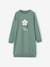 Basics Dress in Fleece for Girls emerald green+marl grey+navy blue+pale pink 