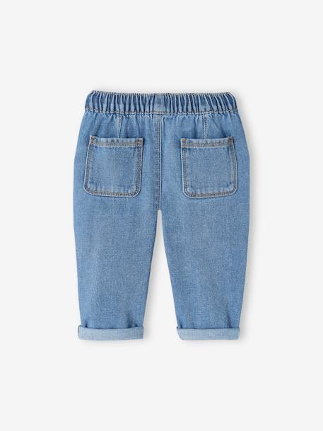 Jeans with Elasticated Waistband, for Babies brut denim+stone 