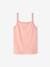 Pack of 3 Fancy Strappy Rib Knit Tops for Girls nude pink 