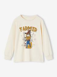 Boys-Top with Farming Motif for Boys