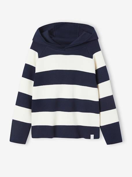 Hooded Jumper for Boys blue+navy blue 