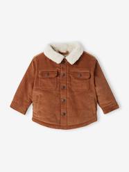 Baby-Corduroy Jacket with Faux Fur Lining, for Babies