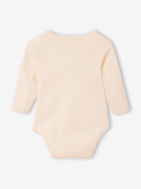 Pack of 5 Long Sleeve 'Heart' Bodysuits for Newborn Babies rosy 