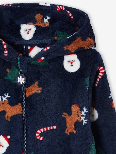 Christmas Onesie for Boys navy blue 