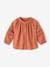 Fancy Blouse for Babies rust 