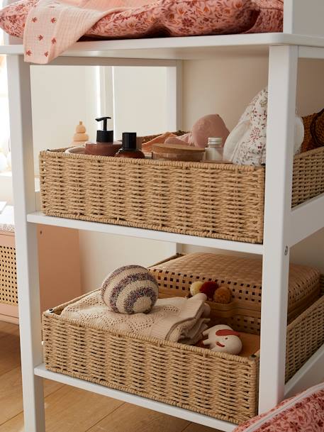 Storage Basket for Changing Tables beige 