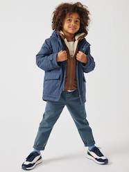 Lightweight Jacket with Recycled Polyester Padding & Hood for Boys