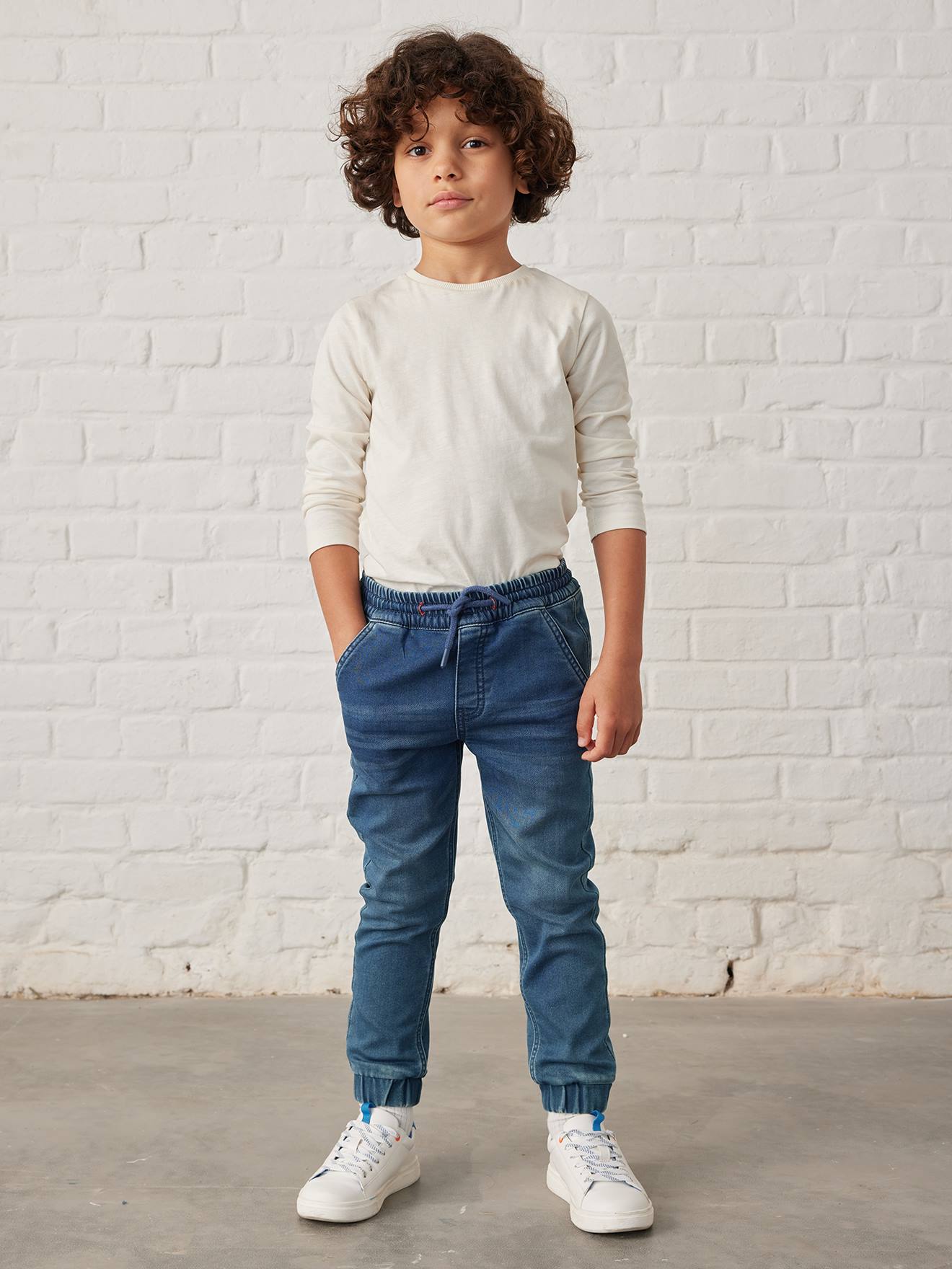 Jean joggers store for kids