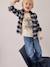 Chequered Flannel Shirt for Boys chequered white+night blue+slate blue 