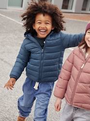 Lightweight Jacket with Recycled Polyester Padding & Hood for Boys