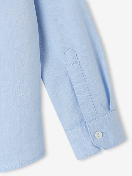 Oxford Shirt for Boys sky blue+white 