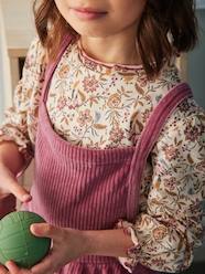 Girls-Top + Corduroy Pinafore Dress for Girls