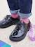 Patent Derbies, Lug Soles, for Children black 