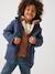 3-in-1 Parka with Removable Bodywarmer for Boys BLUE MEDIUM SOLID WITH DESIGN+BROWN DARK SOLID WITH DESIGN+electric blue+GREEN MEDIUM SOLID WITH DESIG+grey blue 