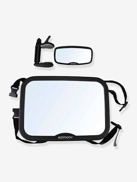 Set of 2 Mirrors (Rear-View & Seat), Eco-Friendly EZI Mirror Pack by EZIMOOV black 