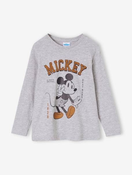 Long Sleeve Mickey Mouse® Top for Boys, by Disney marl grey 