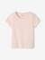 Pack of 3 Short Sleeve Fancy T-Shirts for Girls, Basics white 