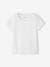 Pack of 3 Short Sleeve Fancy T-Shirts for Girls, Basics white 