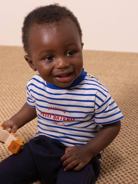 Short Sleeve T-Shirt in Organic Cotton, by PETIT BATEAU white 