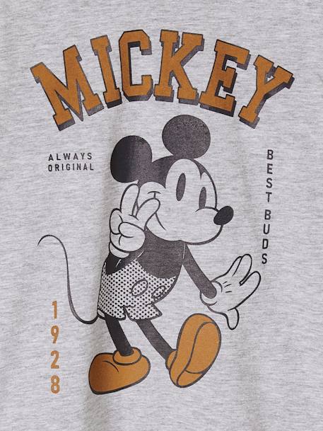 Long Sleeve Mickey Mouse® Top for Boys, by Disney marl grey 