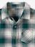 Chequered Flannel Shirt for Babies chequered green+navy blue 