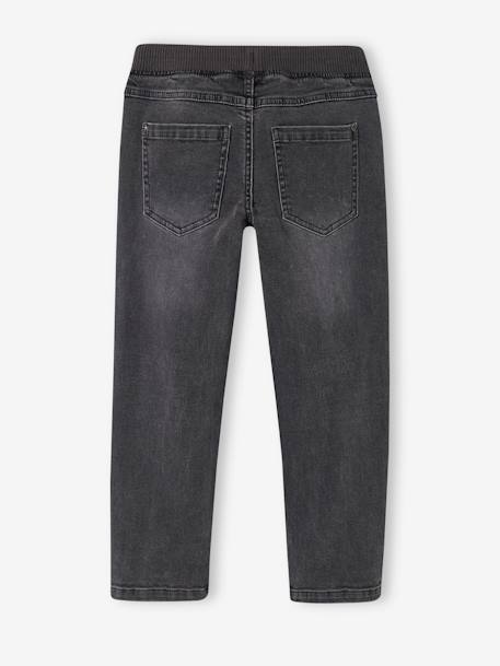 Indestructible Straight Leg Relax Jeans, Easy to Slip On, for Boys brut denim+denim grey+stone 