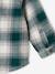 Chequered Flannel Shirt for Babies chequered green+navy blue 