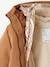 3-in-1 Shiny Hooded Parka with Sherpa Lining, for Girls camel 