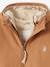 3-in-1 Shiny Hooded Parka with Sherpa Lining, for Girls camel 