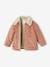 Padded Corduroy Jacket, Sherpa Lining, for Girls blush 