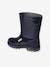 Pair of Skeleton Wellies navy blue 