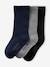 Pack of 3 Pairs of Seamless Socks for Boys navy blue 