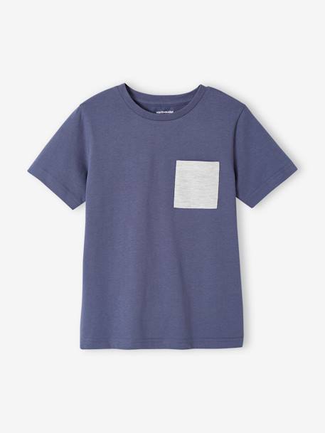 Pack of 3 Assorted T-Shirts for Boys aqua green+azure+cappuccino+green+marl white 