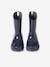 Pair of Skeleton Wellies navy blue 