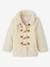Warm Coat in Sherpa with Toggles for Girls ecru 