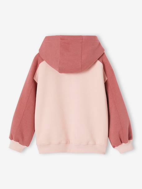 Fancy Hooded Sweatshirt for Girls rosy 