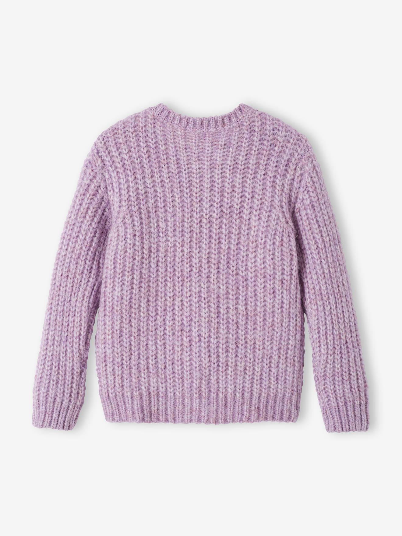 Light purple hotsell knit sweater