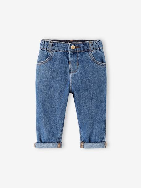 Mom Fit Jeans for Babies stone 