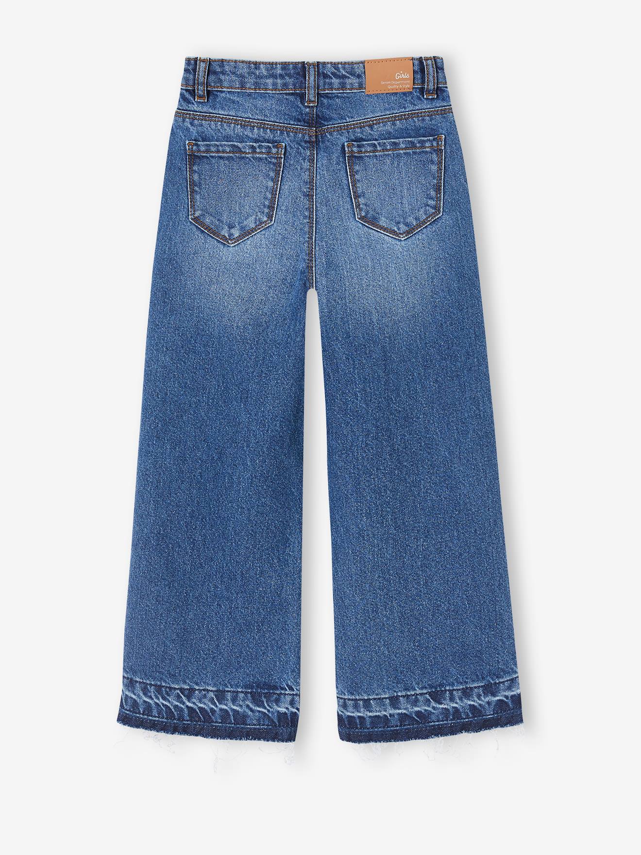 Girls sales frayed jeans