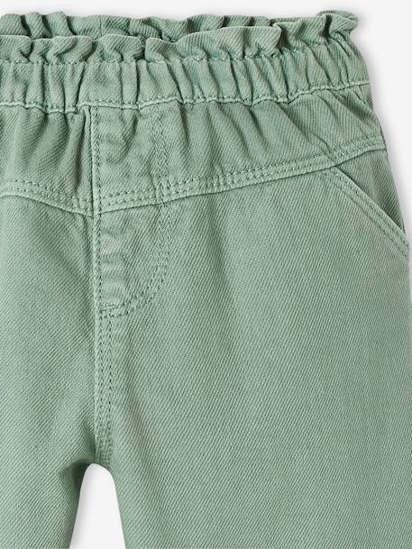 Twill Trousers, Elasticated Waistband, for Babies green 