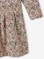 Long Sleeve Printed Dress for Girls PINK MEDIUM ALL OVER PRINTED+printed brown+rosy 