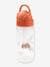 Bottle with Hide-Away Straw, DONE BY DEER blue+green+mustard+orange+rose+sandy beige 