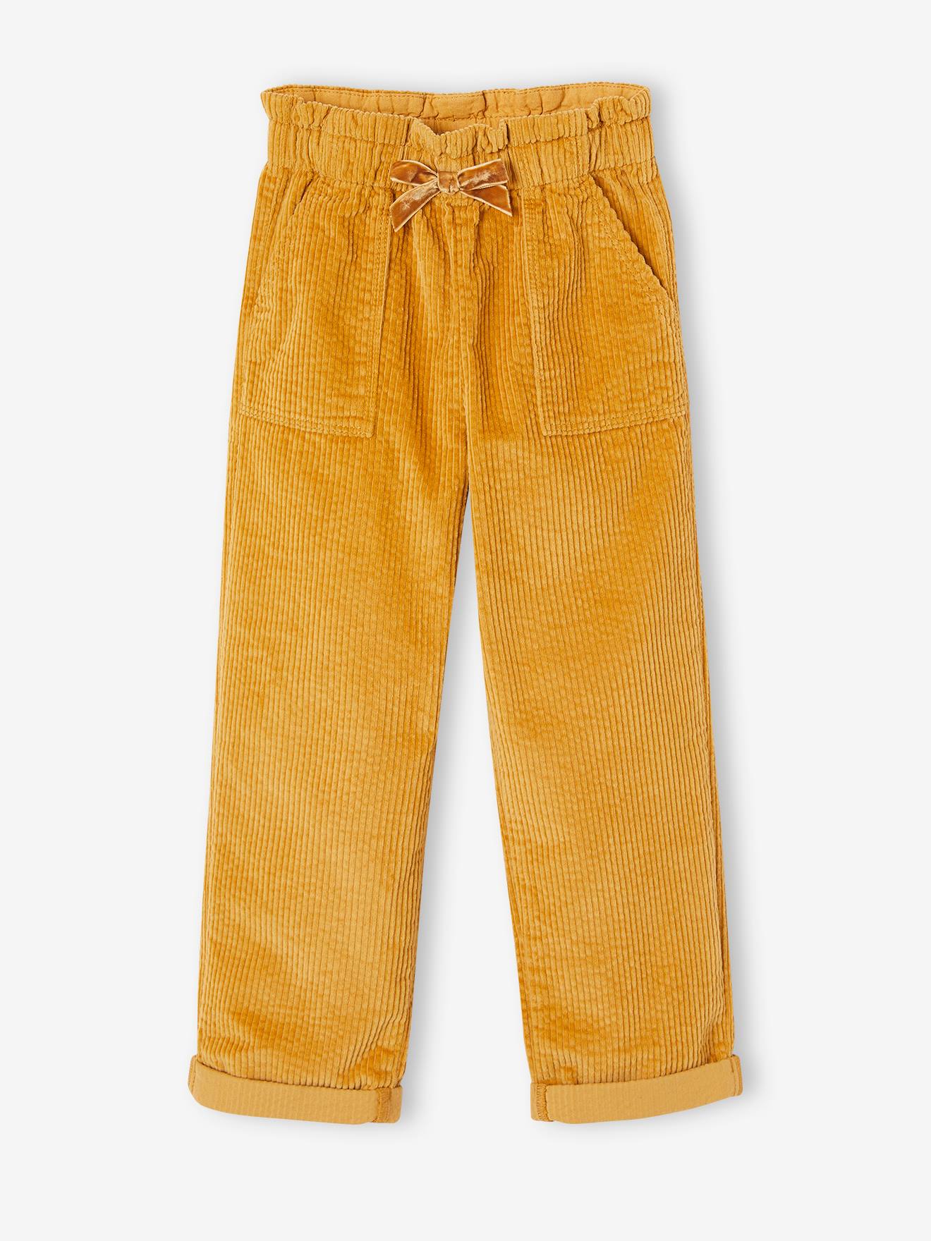 Mustard yellow paper bag 2024 pants