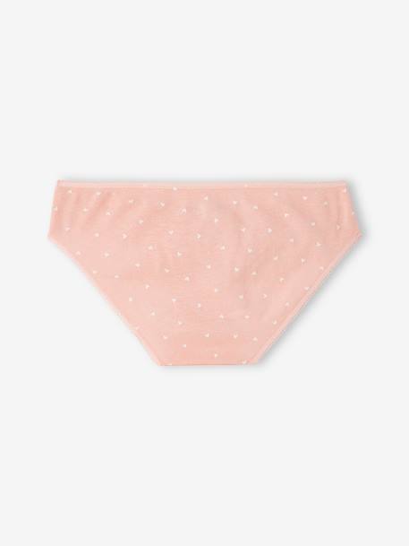 Pack of 7 Fancy Briefs for Girls, Basics ecru 