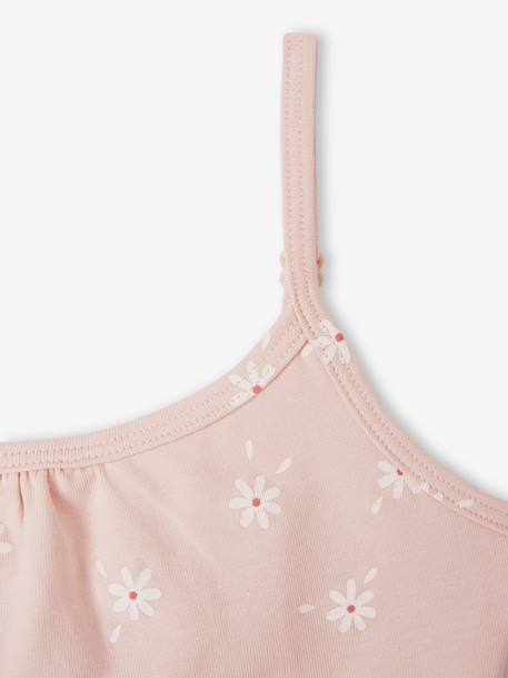 Pack of 2 Bras with Daisy Prints, for Girls marl grey 