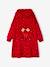 Christmas Poncho-Type Dressing Gown in Velour & Polar Fleece, for Girls red 